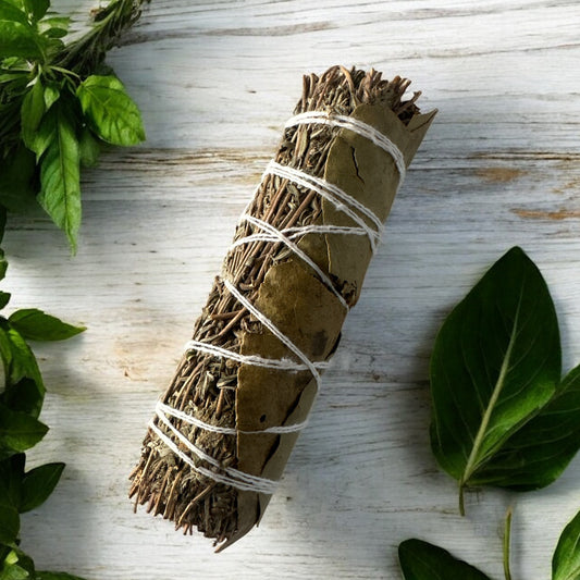 Bay Leaf & Oregano Smudge Stick